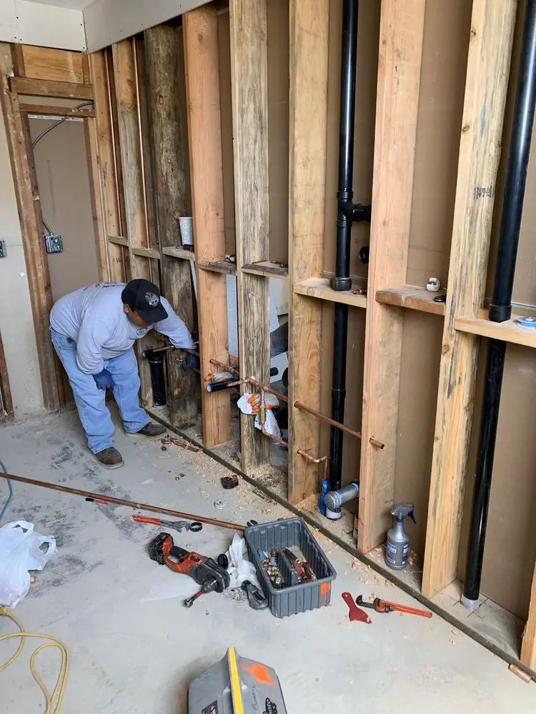 Commercial rough-in plumbing for Water Heater Replacement in Riverhead